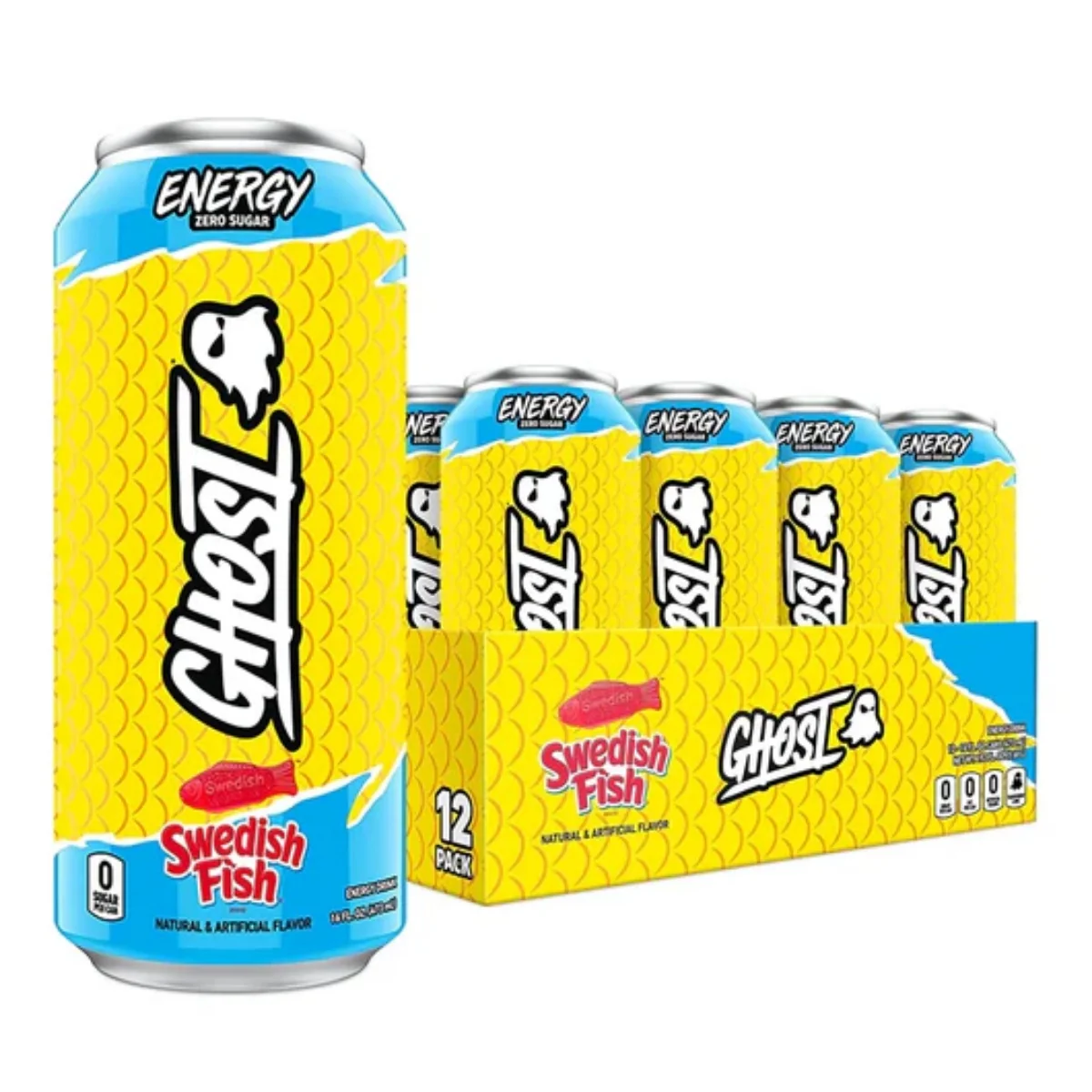 Ghost Swedish Fish Energy Drink Case of 12 (12 x 473ml)