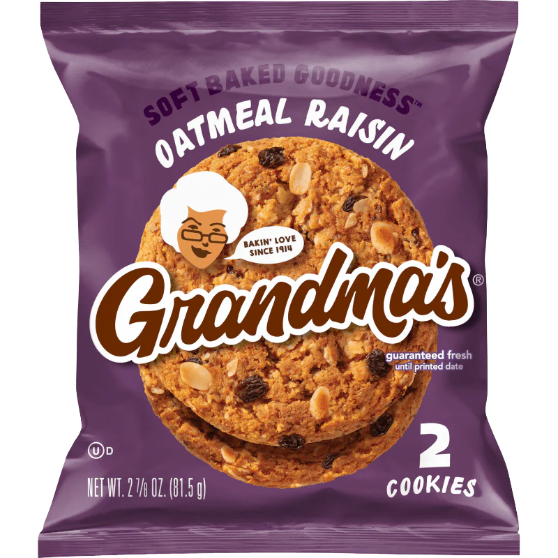 Grandmas Oatmeal & Raisin Cookies (71g)