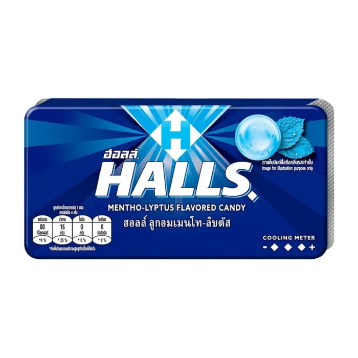 HALLS Candy Centre Mentholyptus Flavour (22g)