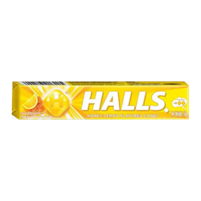 HALLS Fresh Candy Roll Honey Lemon Flavour (33g)
