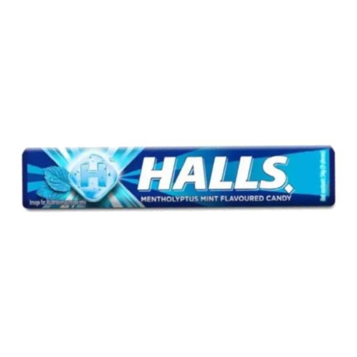 HALLS Fresh Candy Roll Mentholyptus Flavour (33g)