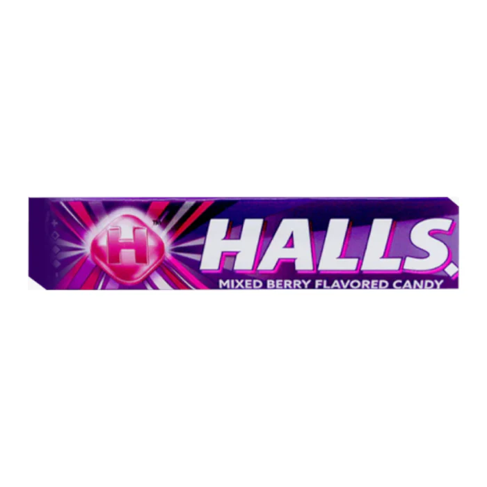 HALLS Fresh Candy Roll Mixed Berry (33g)