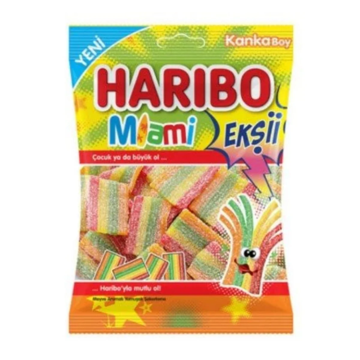 Haribo Halal Miami Belts (70g)