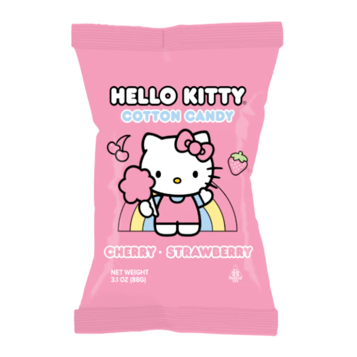 Hello Kitty Cherry & Strawberry Cotton Candy (88g)
