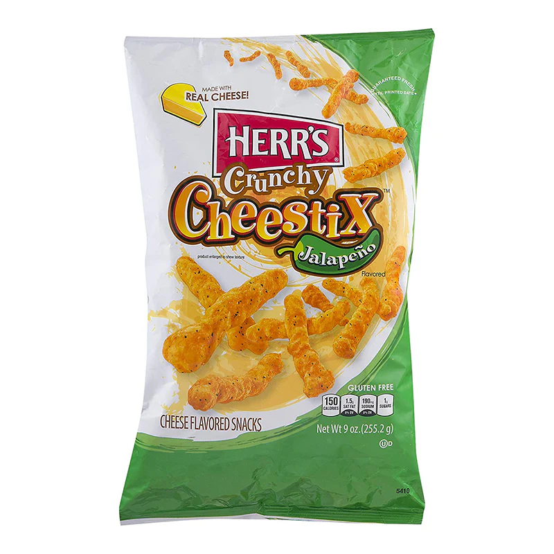 Herr's Jalapeno Crunchy Cheestix (227g)