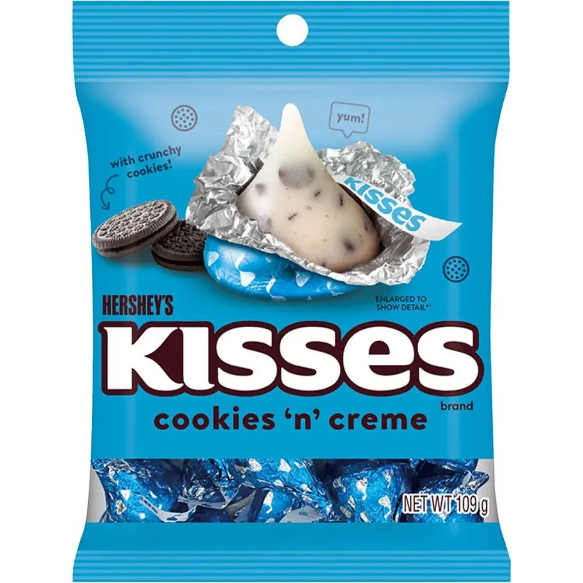 Hershey's Kisses Cookies N Creme (62g)