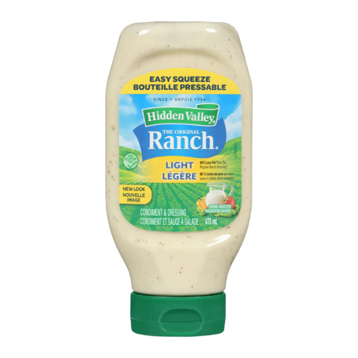 Hidden Valley Light Creamy Ranch Dressing (473ml)