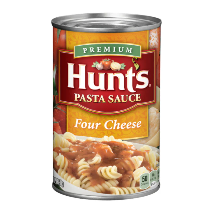 Hunts Pasta Sauce Four Cheese (680g)