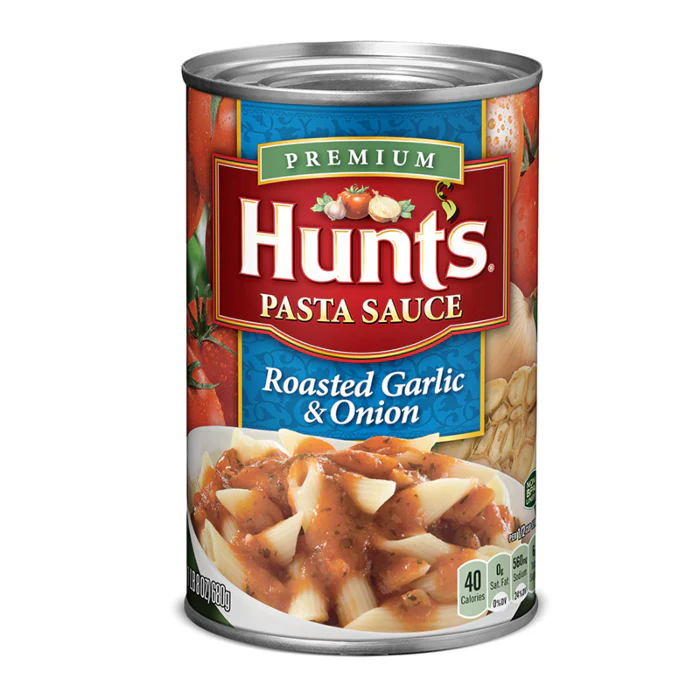 Hunts Roasted Garlic & Onion Pasta Sauce (680g)