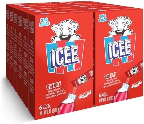 Icee Cherry Singles to Go (118.8g) (12 Pack)