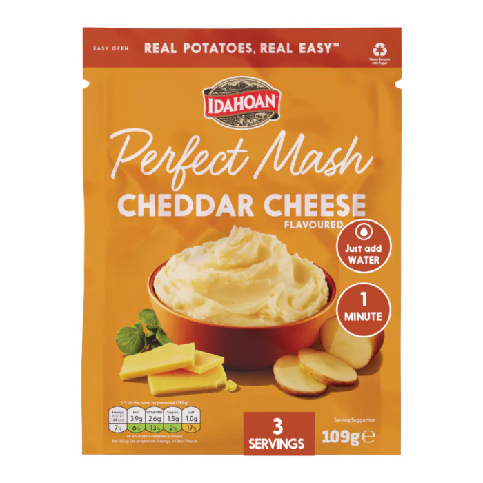 Idahoan Perfect Mash Cheddar Cheese (109g)