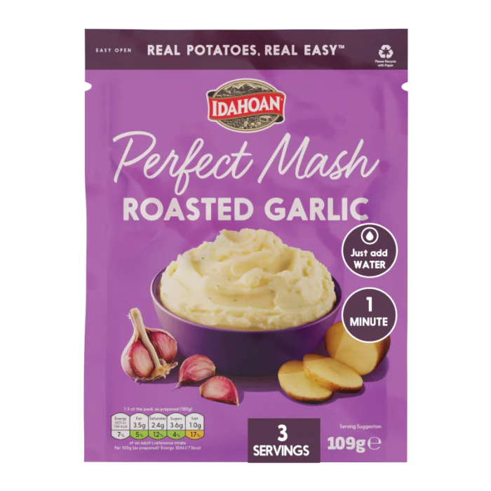Idahoan Perfect Mash Roasted Garlic (109g)