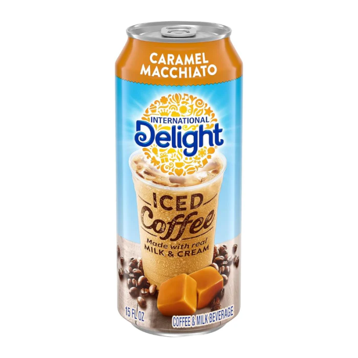 International Delight Caramel Macchiato Iced Coffee Can Case of 12 (12 x 443ml) - Image 2