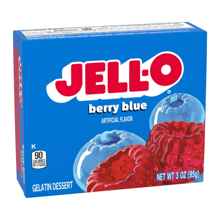 Jell-O Berry Blue Gelatin (85g)