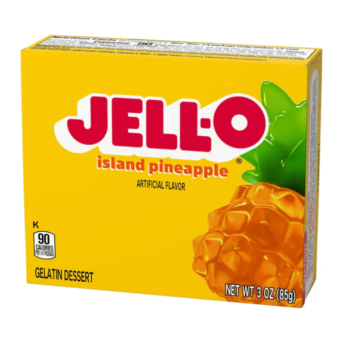 Jell-O Island Pineapple Gelatin (85g)