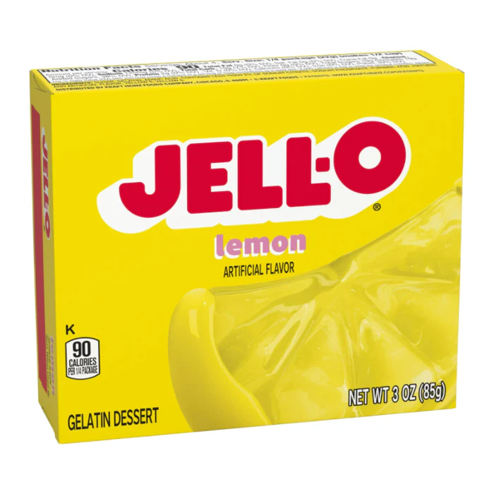 Jell-O Lemon Gelatin Dessert (85g)