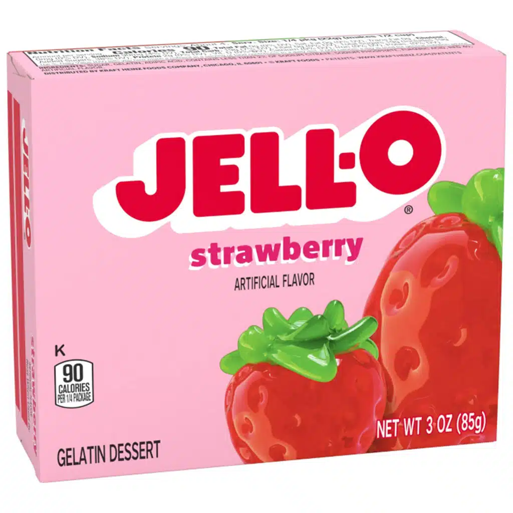 Jell-O Strawberry Gelatin (85g)