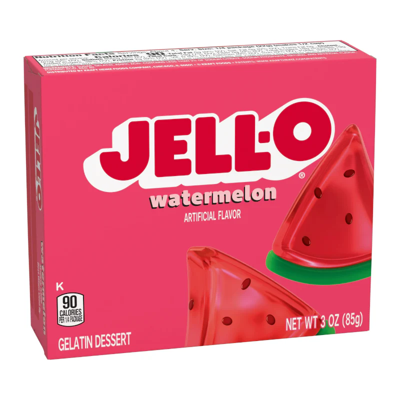 Jell-O Watermelon Gelatin (85g)