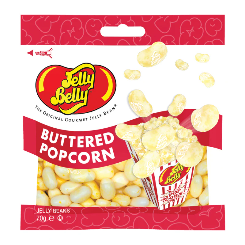 Jelly Belly Buttered Popcorn Jelly Beans (70g)