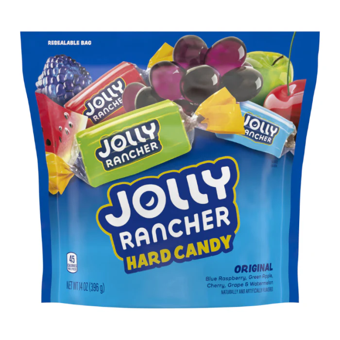 Jolly Rancher Hard Assorted Candy Original Flavours (396g)