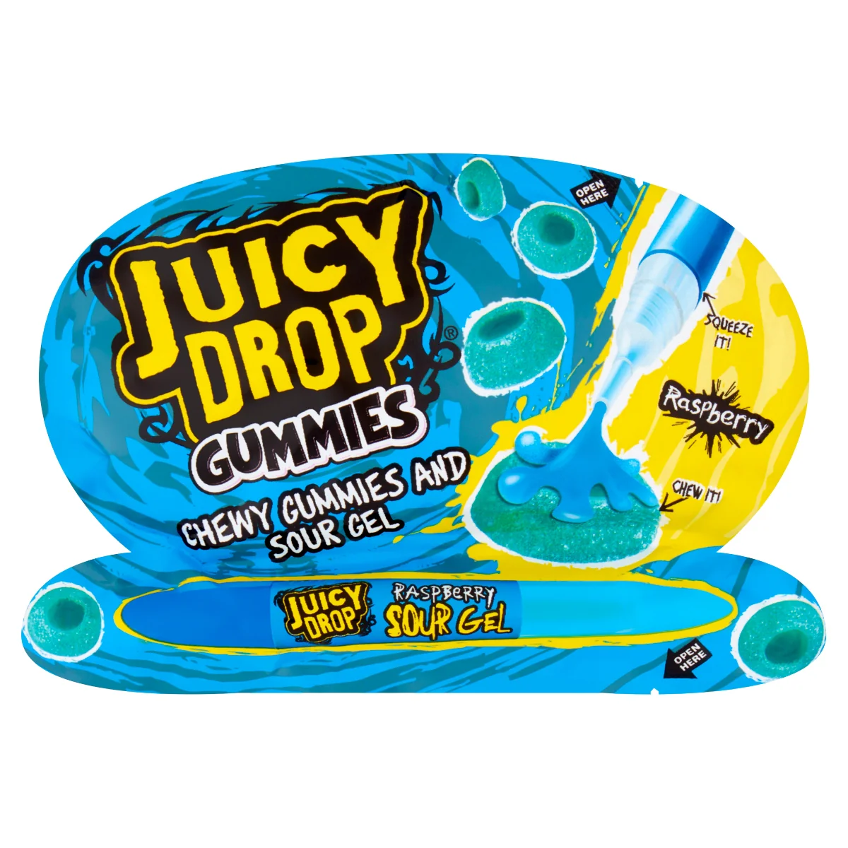 Juicy Drop Gummies Blue Raspberry (57g)