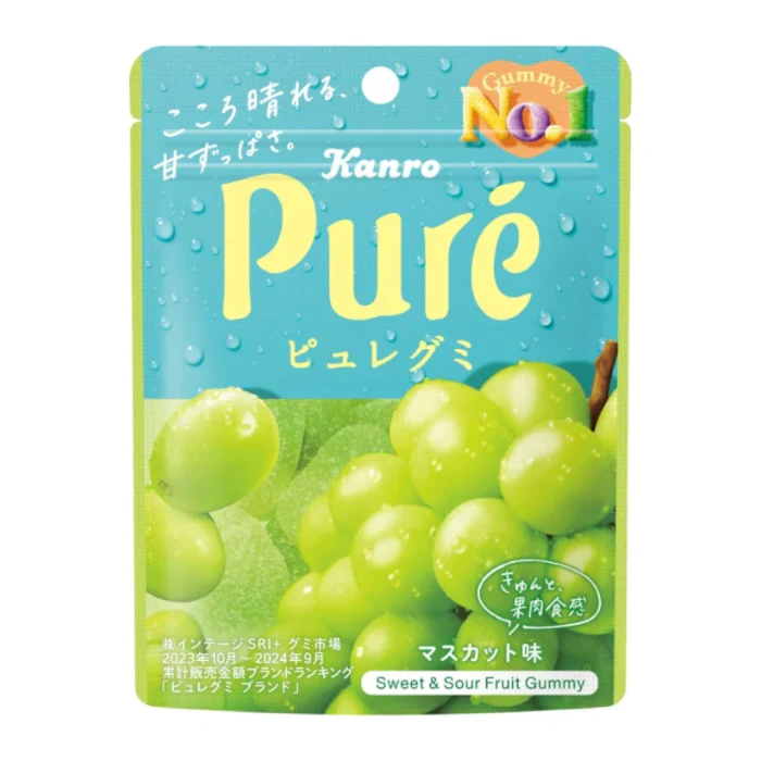KANRO Pure Gummy Muscat Grape Flavour (Japan) (56g)