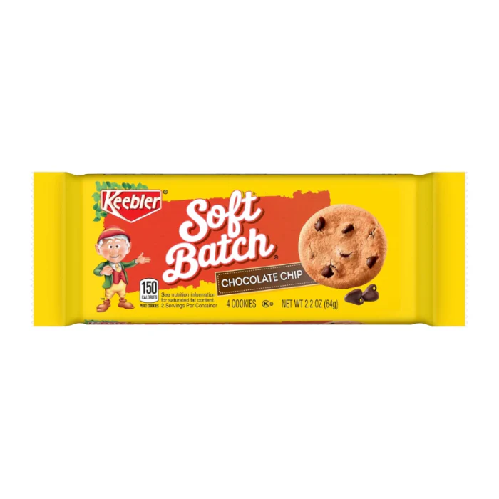 Keebler Soft Batch Chocolate Chip Cookies (64g) - Image 2