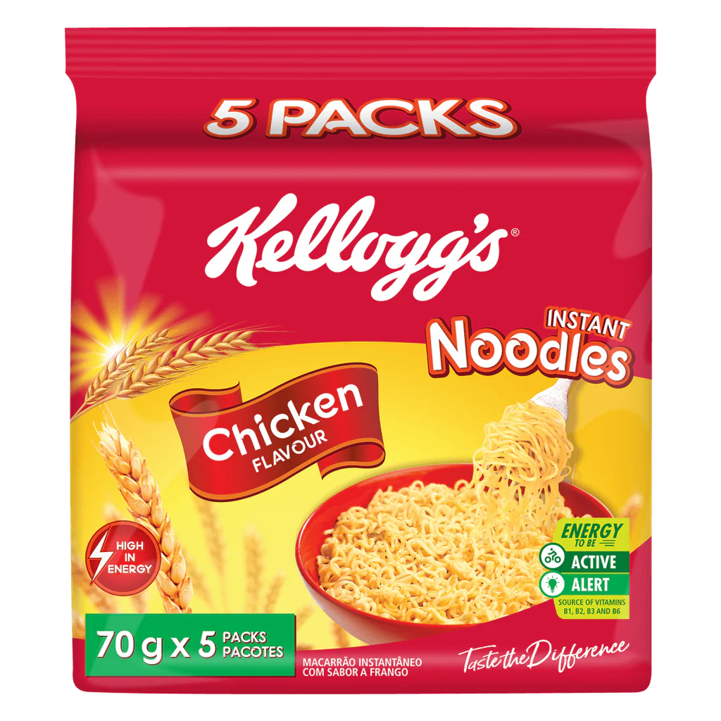 Kellogg's Chicken Instant Noodles (350g) (5 Pack)
