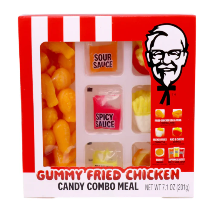 KFC Gummy Fried Chicken Combo Meal (201g)