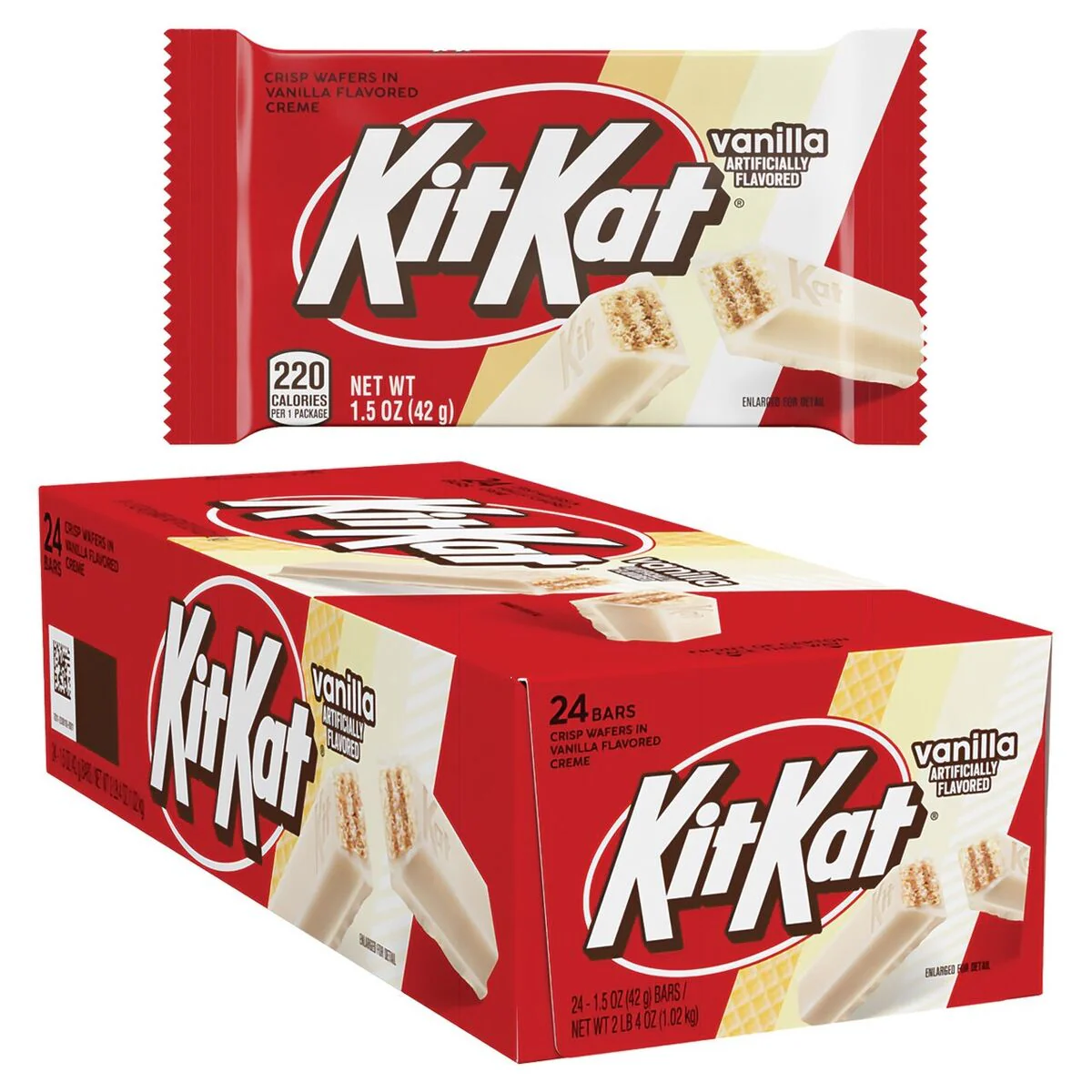 Kit Kat Vanilla (42g) (24 Pack)