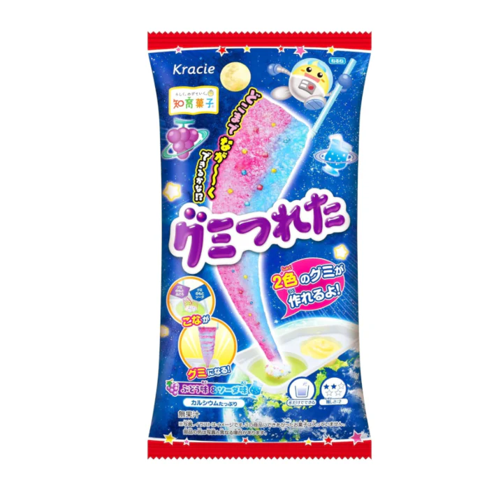 KRACIE Gummy Catch DIY Candy Kit Grape & Soda (Japan) (19g)