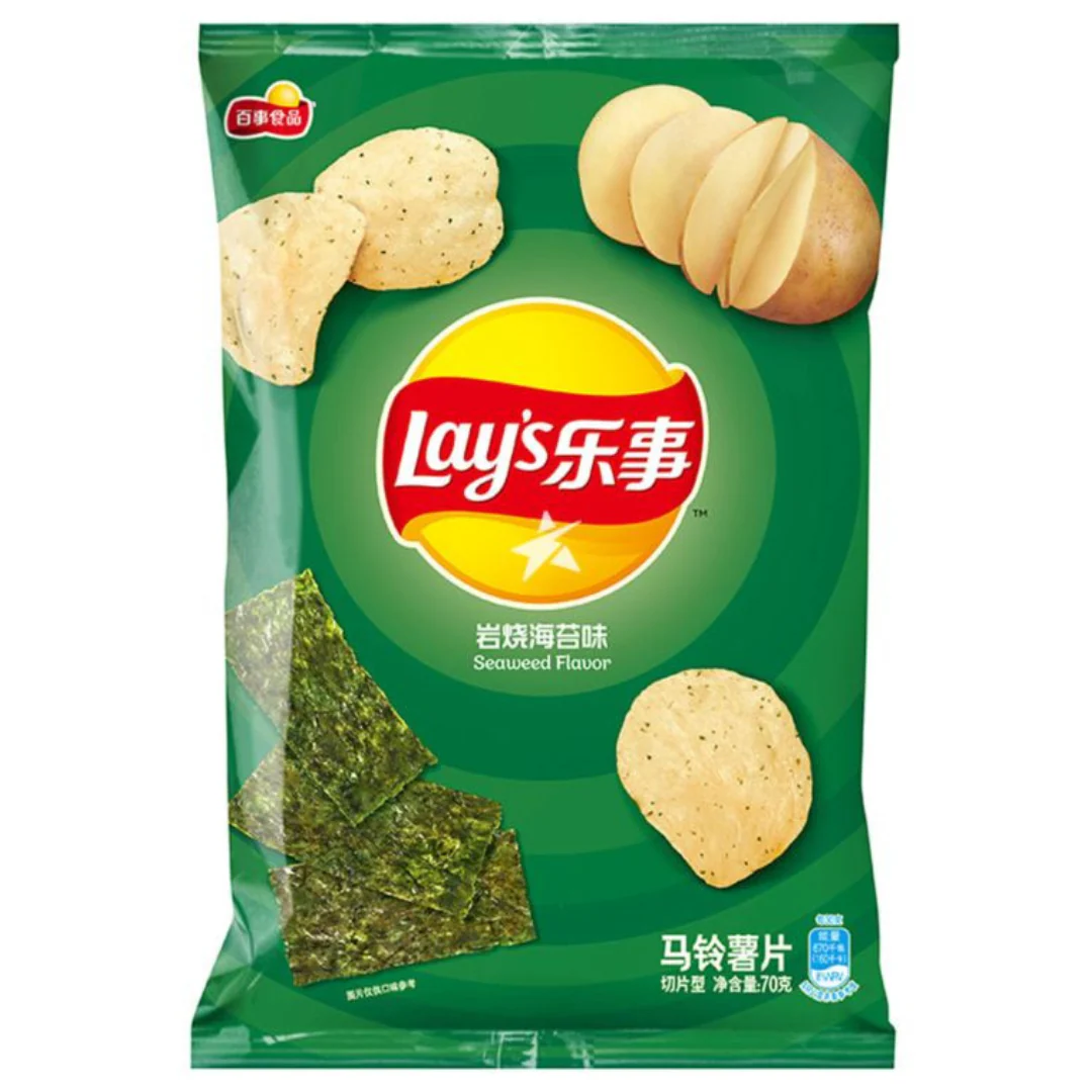 Lay’s Seaweed Flavour (China) (70g)