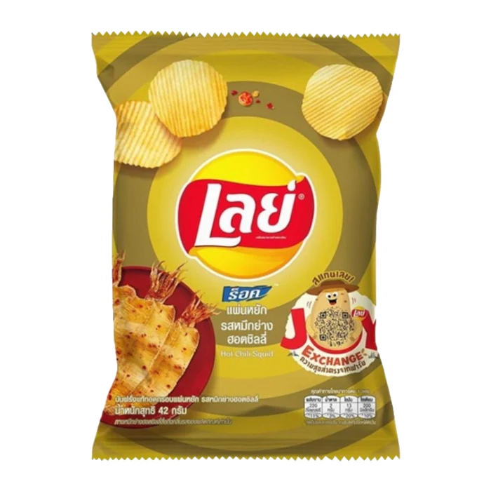Lay's Hot Chilli Squid (Thailand) (42g)