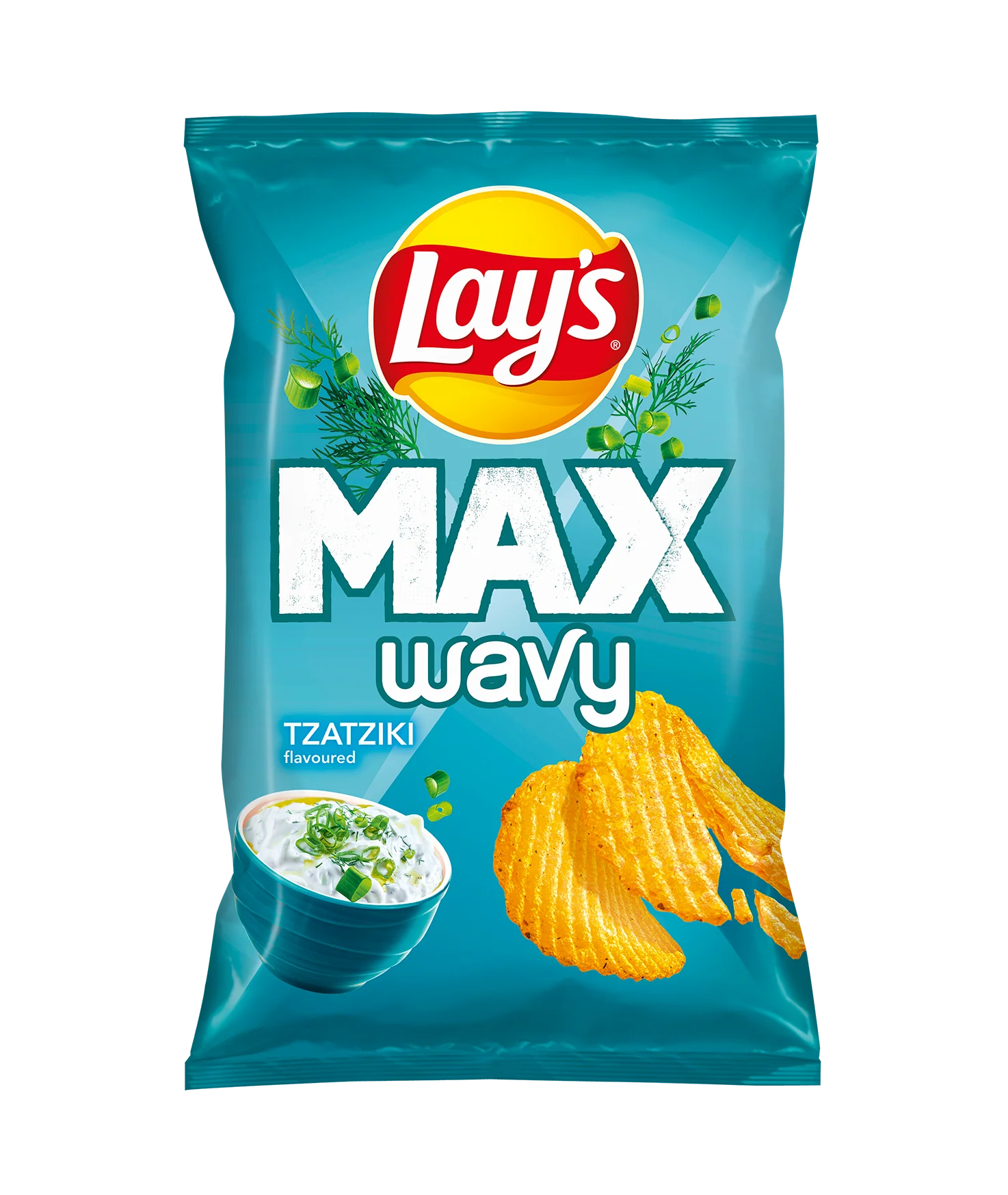Lay's Max Wavy Tzatziki (120g)