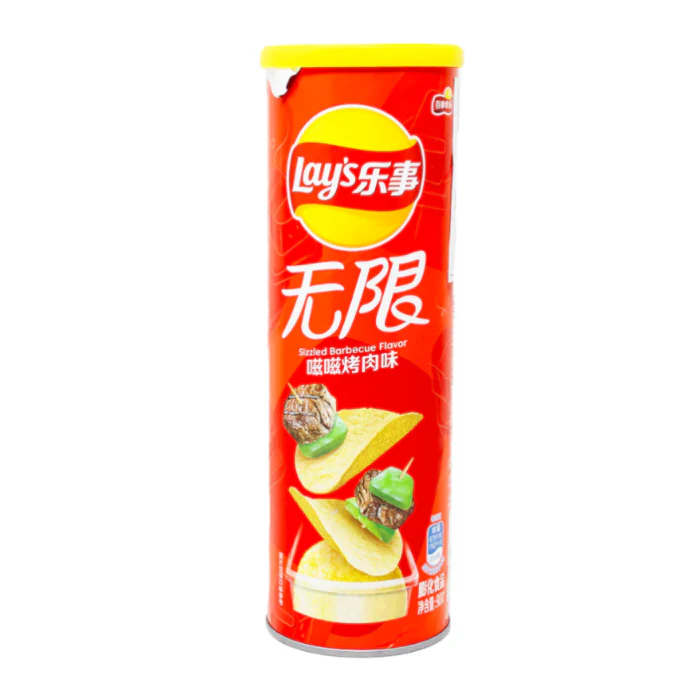 Lays Stax Barbecue Flavour (China) (90g)