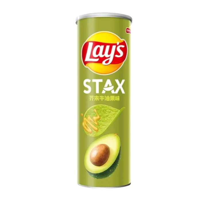 Lay's STAX Mustard Avocado (China) (90g)