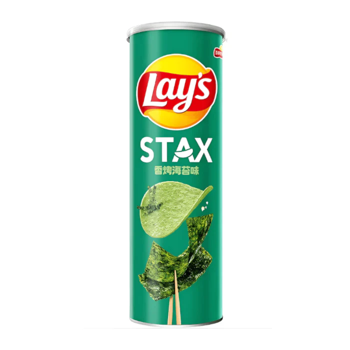 Lay's STAX Roasted Seaweed (China) (90g)