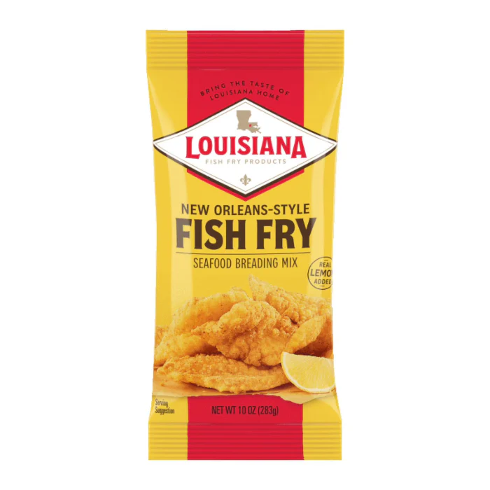 Louisiana New Orleans-Style Lemon Fish Fry Breading Mix (283g)