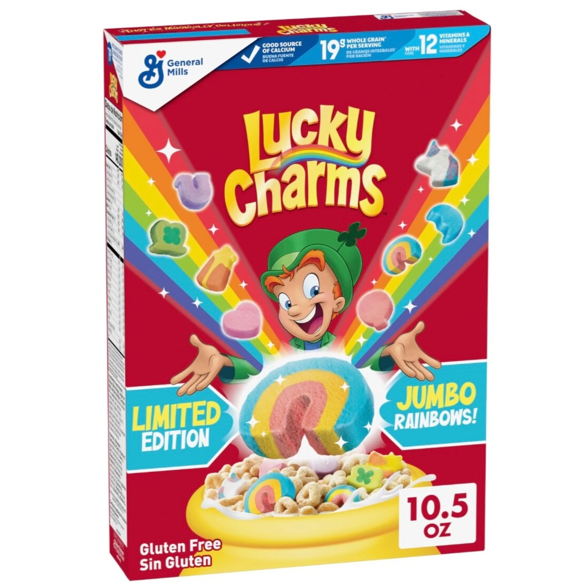 Lucky Charms Jumbo Marshmallows Cereal (300g)