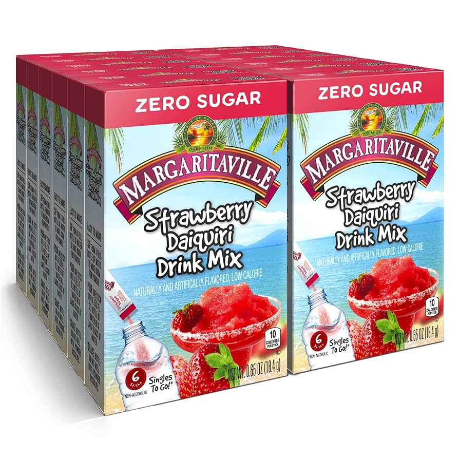 Margaritaville Strawberry Daiquiri Singles to Go (198g) (12 Pack)