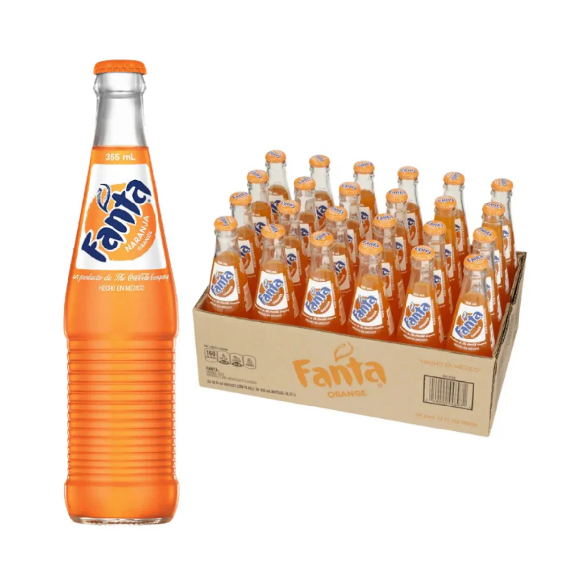 Mexican Fanta Orange Case of 24 (24 x 355ml)