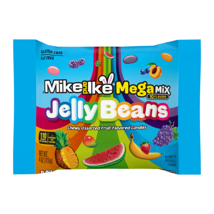 Mike & Ike Mega Mix Jelly Beans (113g)
