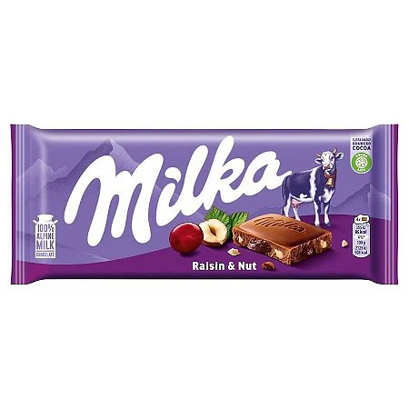 Milka Raisin & Nut (90g)