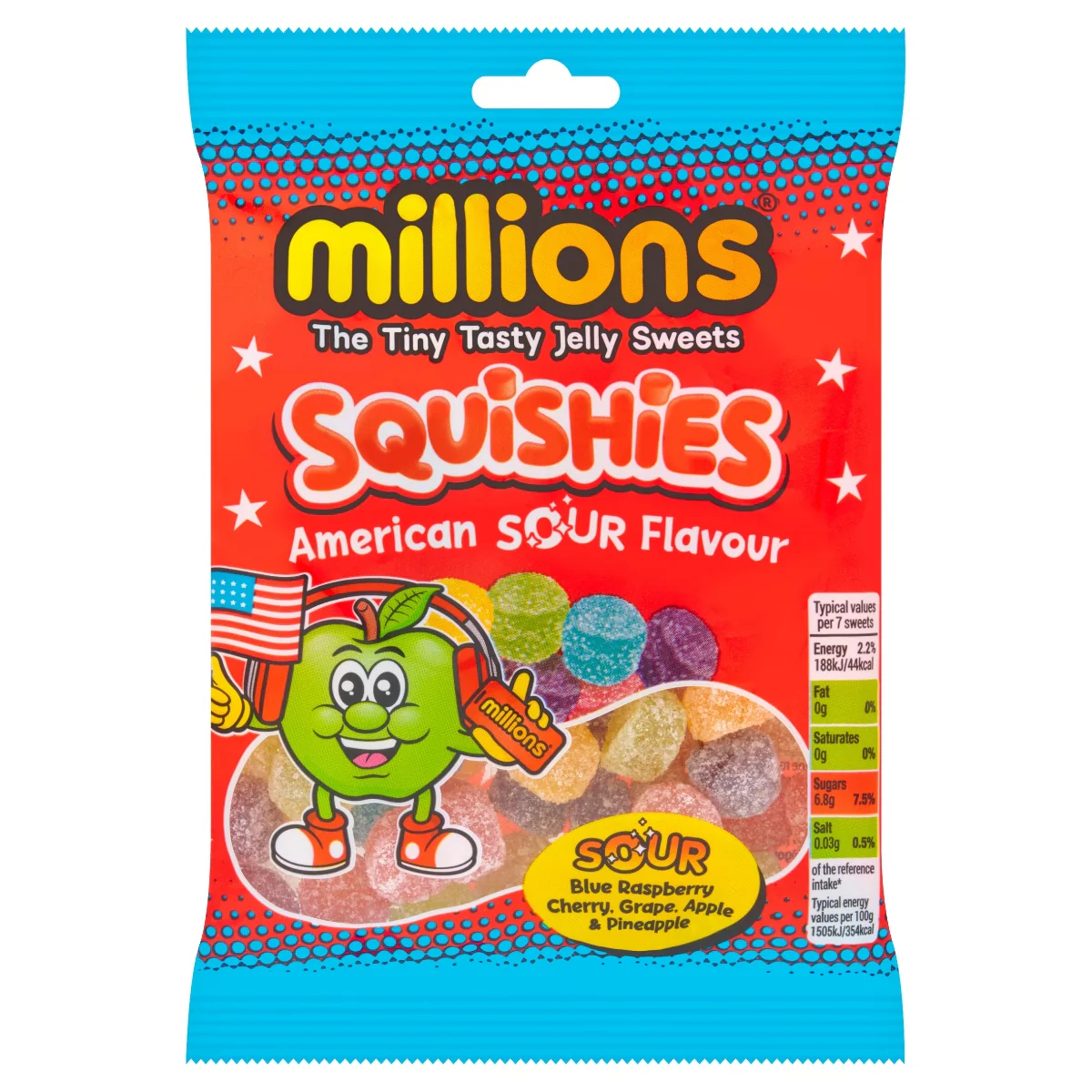 Millions American Sour Squishies (130g)