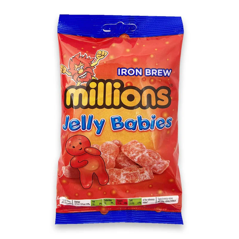 Millions Iron Brew Jelly Babies (150g)