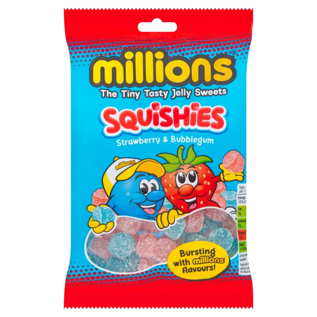 Millions Strawberry & Bubblegum Squishies (130g)
