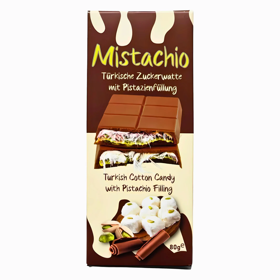Mistachio Angel Cotton Candy With Chocolate Pistachio (80g)