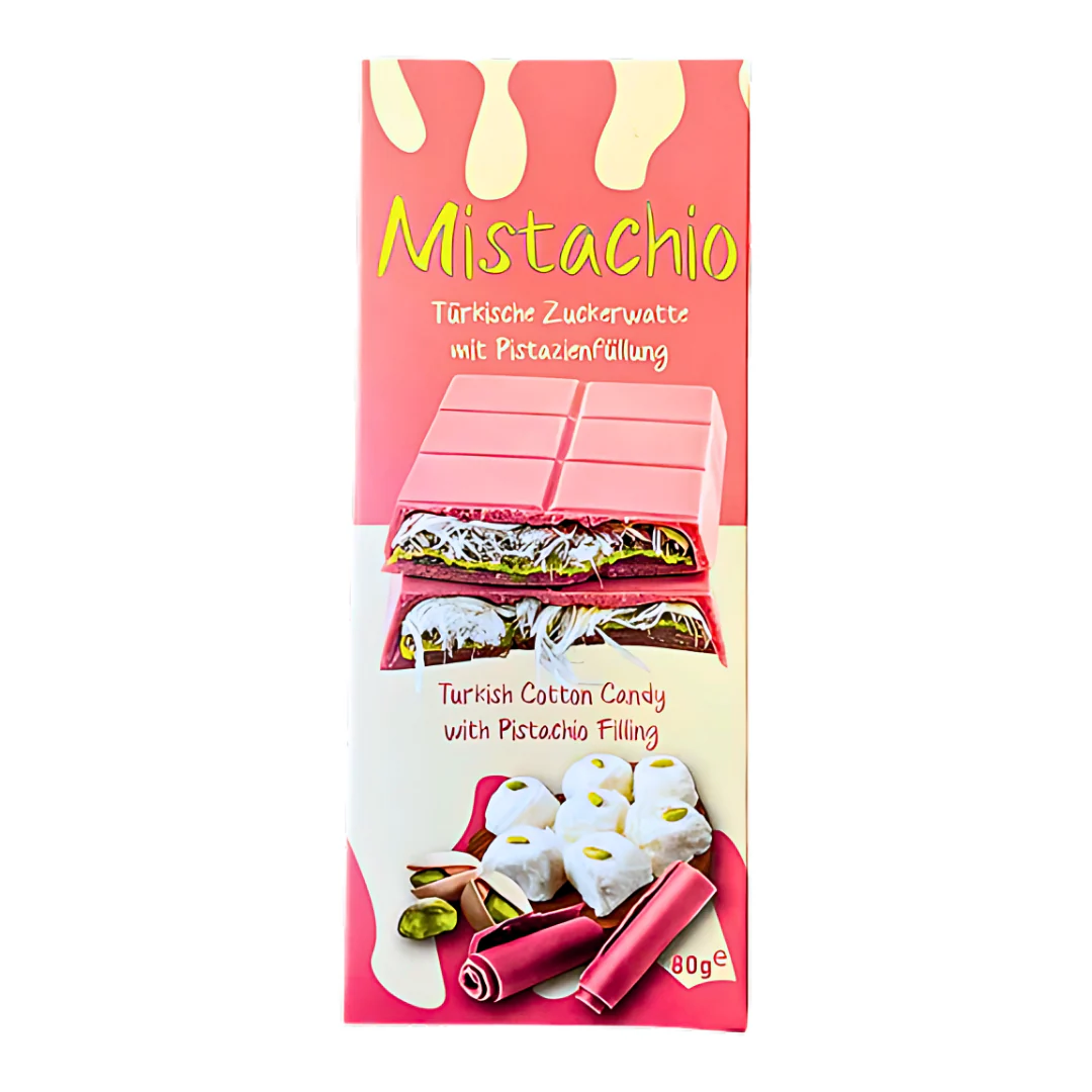 Mistachio Angel Cotton Candy With Pink Chocolate Pistachio (80g)