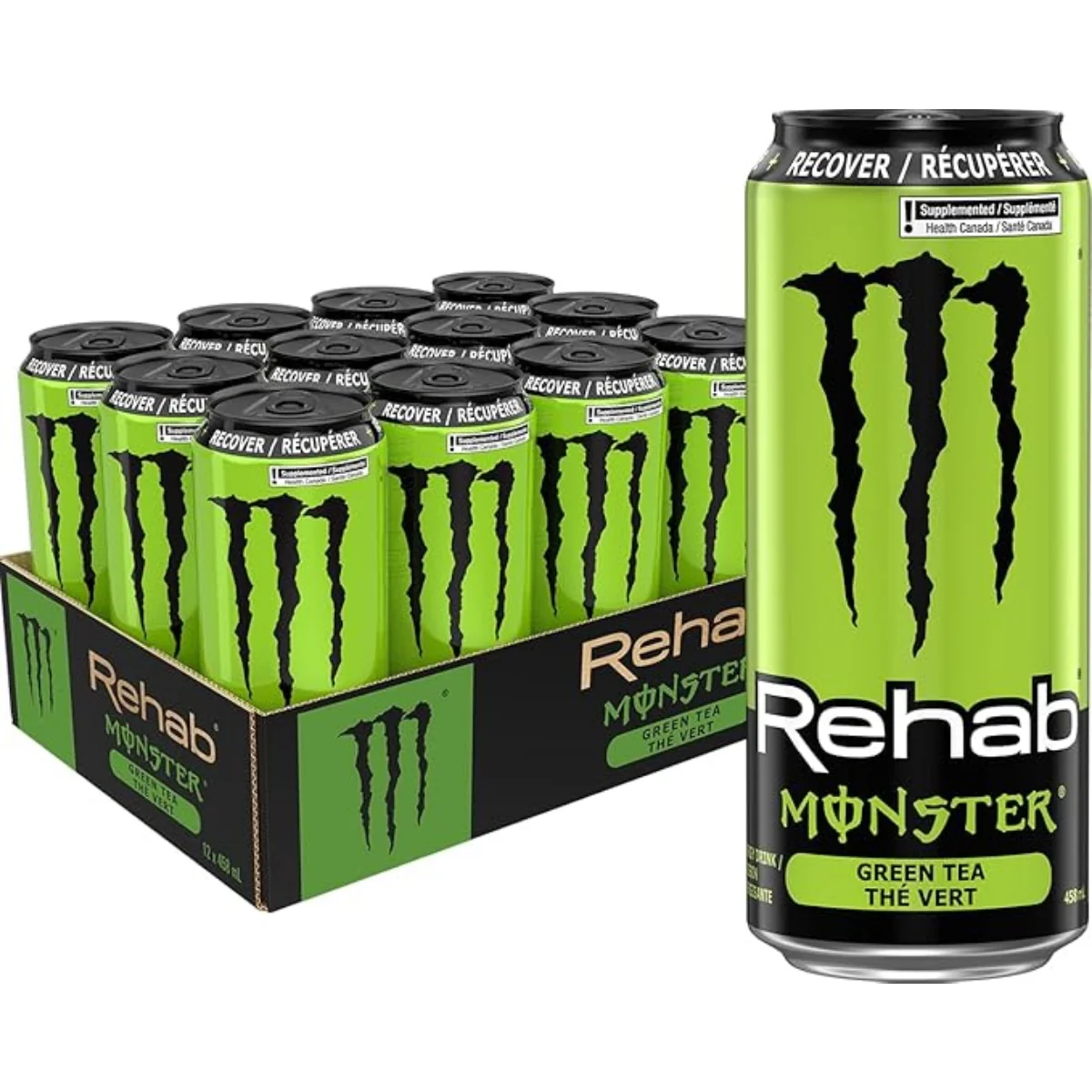 Monster Rehab Green Tea Case of 12 (12 x 458ml)
