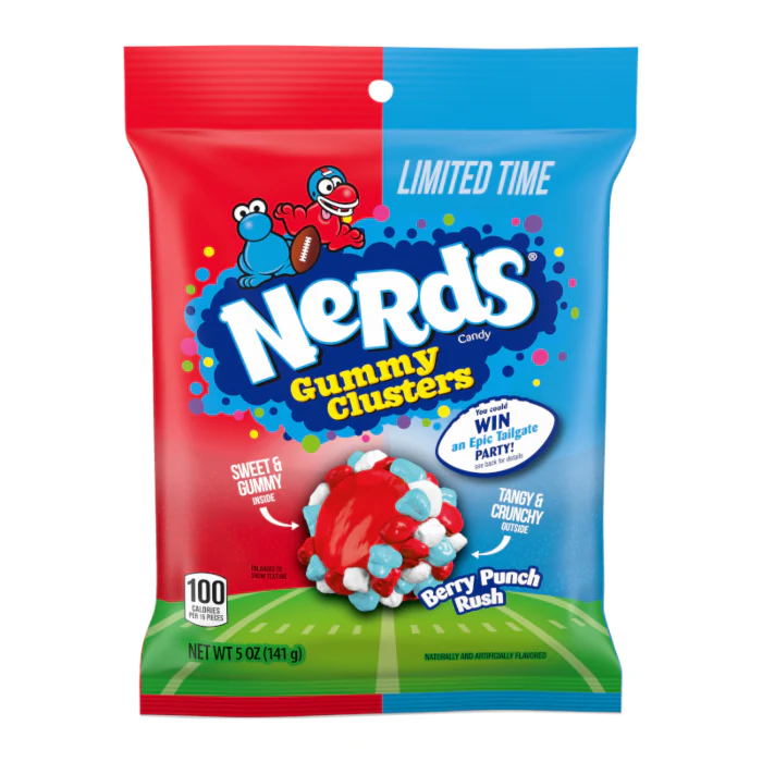 Nerds Limited Edition Berry Punch Rush Gummy Clusters (141g)